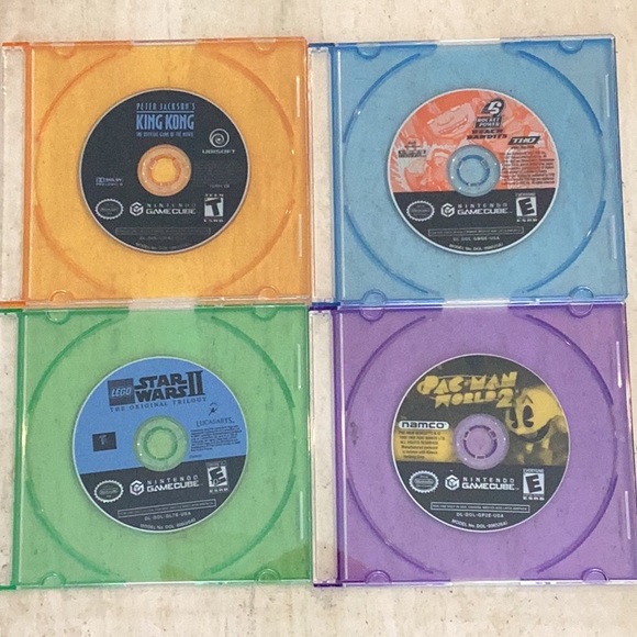 Nintendo GameCube Console & 4 Games Black Wireless Controller Ready To Play - Picture 16 of 16